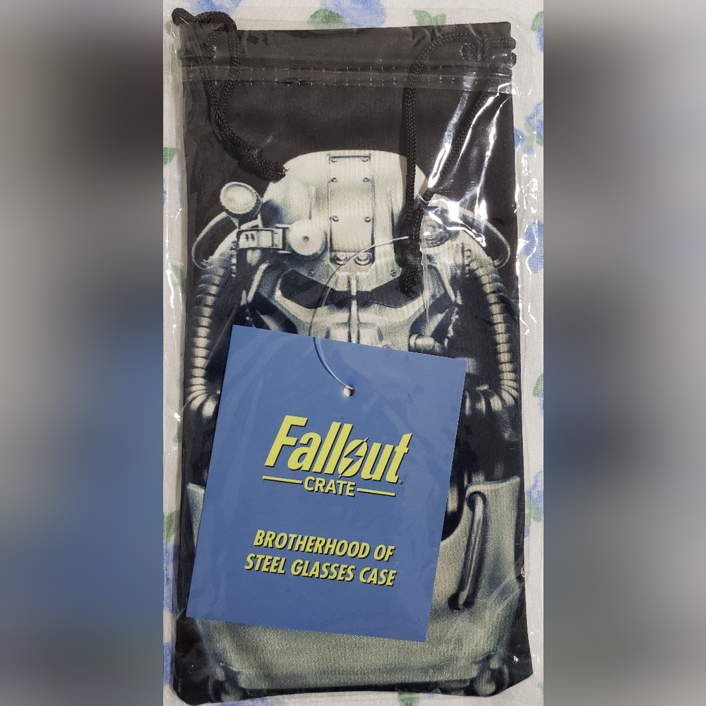 Fallout Brotherhood Of Steel Glasses Case Fabric Loot Crate Exclusive